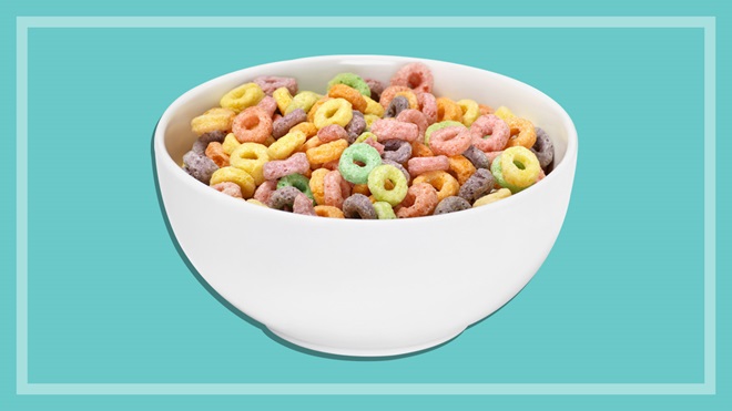bowl of cereal with food additives
